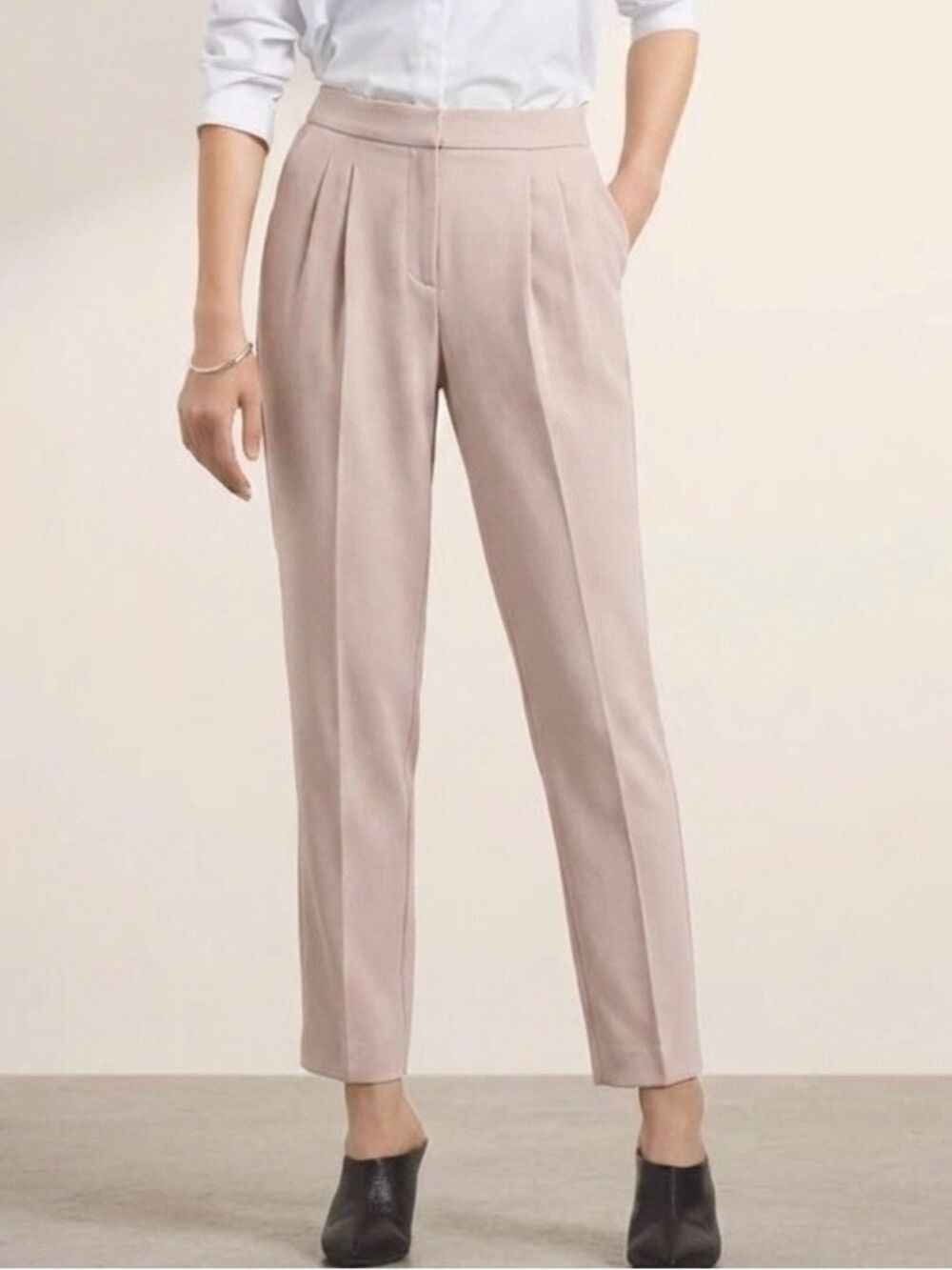 Babaton Cohen Pants Size 10 Pinkish Beige Colour Aritzia